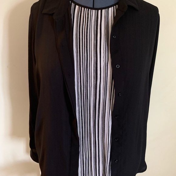 APT 9 Essentials Blouse-Black - Picture 6 of 7